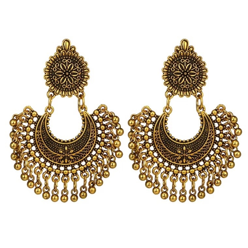 Boho bohemian Gypsy Earrings - Picture 2 of 7
